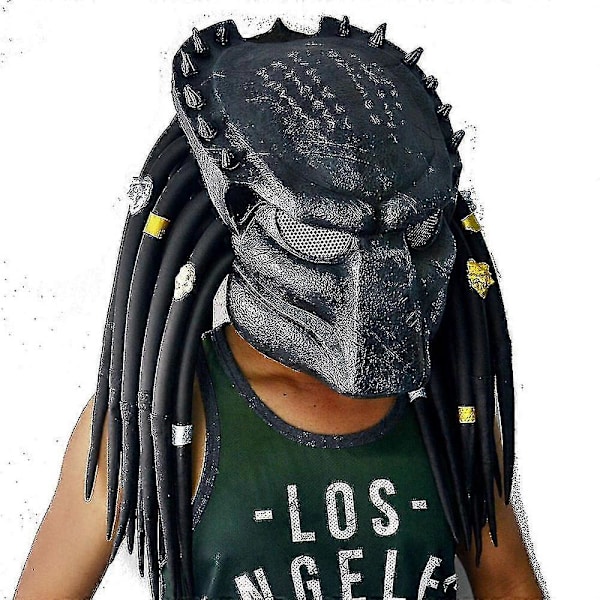 Alien Vs. Predator Cosplay Maske Predator Latex Maske Halloween Kostyme Rekvisitter (FMY)