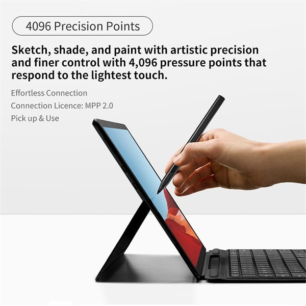 Spectre Pavilion X360 -tietokoneelle monitoiminen kätevä kannettava stylus-kynä, hopea (FMY)
