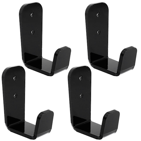 2 Sarjaa Vavanpidike Seinälle Jääkiekkokaukalotelineet Suksisauvat Ripustustelineet (FMY) Black 6.3x3.5cm