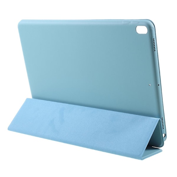 Tri-fold Smart Stand Beskyttende Læder Tablet Etui til iPad Air 10.5 (2019)/Pro 10.5 (2017)  (FMY) Light blue iPad Pro 10.5-inch (2017)