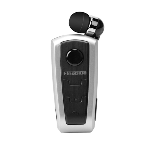 1 st Fineblue F910 Trådlös Hörlur Mini Vibrationspåminnelse ABS Bluetooth 4.0 Infällbar Praktisk Headset för Löpning Silver