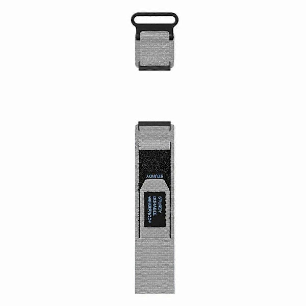 24mm Nylon Klockarmband för Suunto 9/ 7/ Spartan Sport Wrist HR Baro  Loop Fäste Rem (FMY) Grey