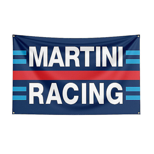 3x5 Martini Racings Flag Polyester Tryckt Racing Car Banner För Dekor -gt  (FMY) 60 x 90cm A