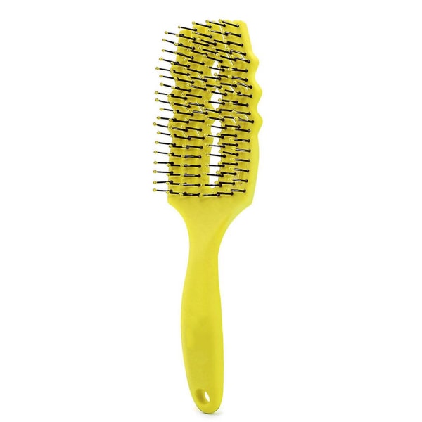 Detangling Bristle Hair Brushes Hollow Out Wet Dry Detangler Comb Scalp Massage (FMY)