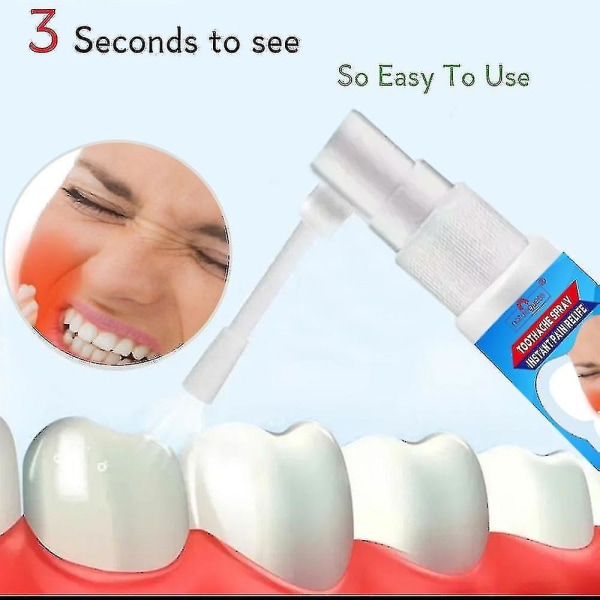 Øyeblikkelig tannspray for å lindre tannsmerter (FMY)