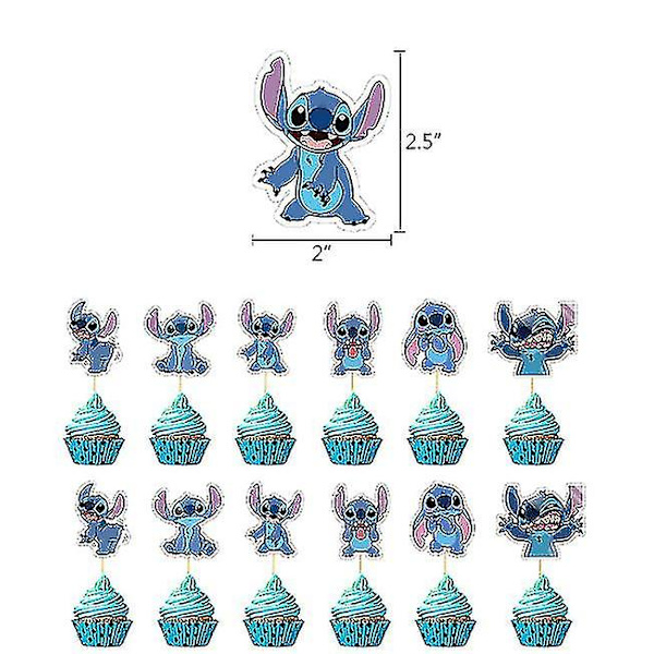 Stitch Juhlatarvikkeet, Lilo ja Stitch Syntymäpäiväkoristeet (FMY)