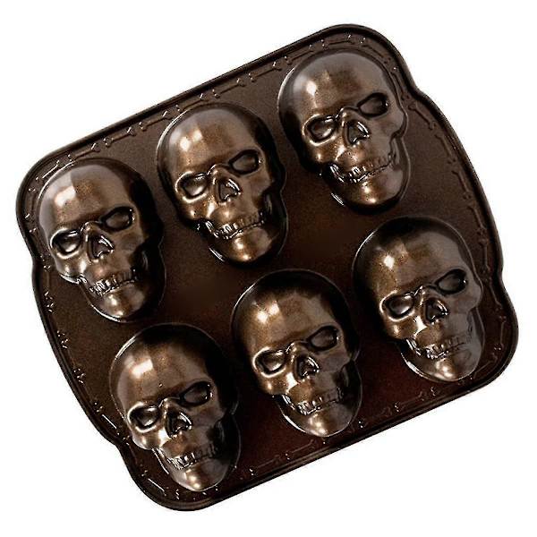 Ware Halloween Bageform, Spøgelseskranie Kageform, Bronze-yujia (FMY)