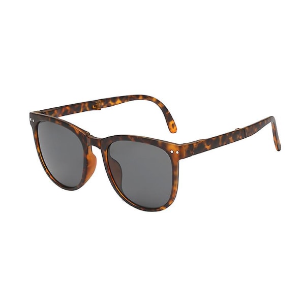 Solbriller Klassisk foldbar stil Retro solskærme Øjenbriller Uv400 Beskyttelse Unisex Til mænd Kvinder Golf Cykling Sport Fiskeri Travelbrown (FMY)