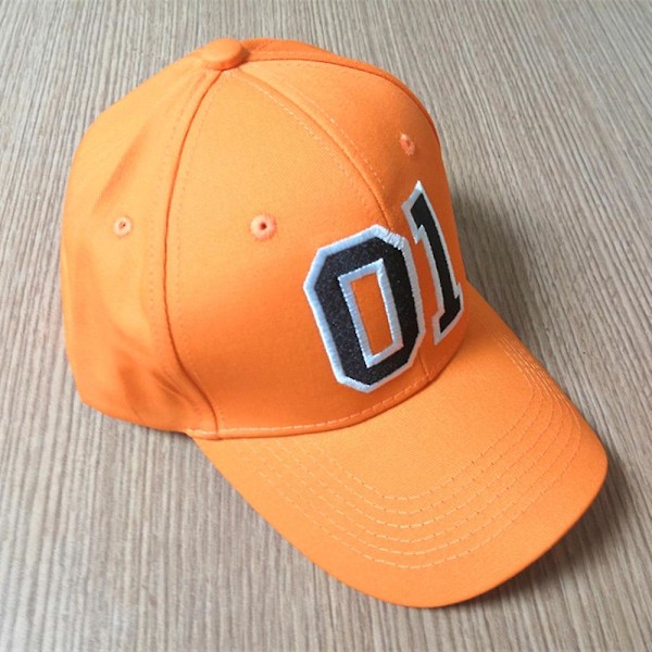 General Lee 01 Orange Broderad Keps Good Ol' Boy Dukes Baseball Cap (FMY) A