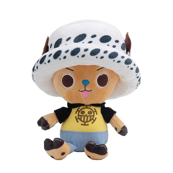 One Piece Plyschleksaker Storlek 25cm Anime Figur Luffy Chopper Ace Law Söta Dockor Barn Eller Flickvän Födelsedag Halloween Julpresenter (FMY) A 25CM