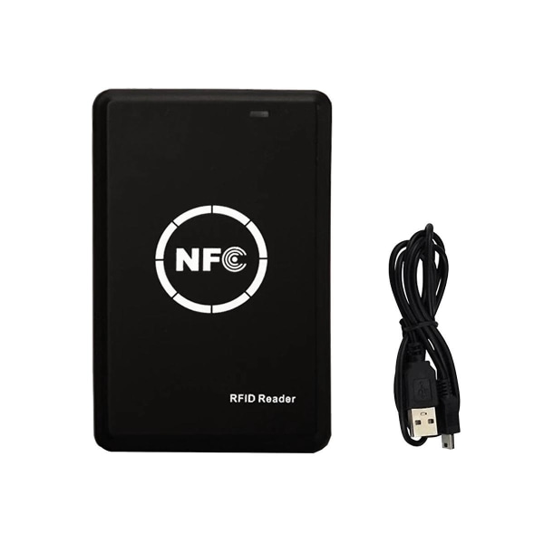 Ic Rfid Kortlæser Kopimaskine Duplikator Nfc Smart Card Reader Writer 13,56mhz krypteret programmeringsenhed (FMY)