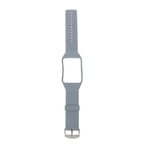 Silikonarmbåndsremmerstatning for Galaxy Gear S SM-R750 for Smart Watch (FMY) Gray