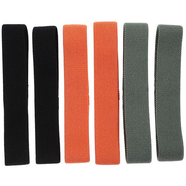 6 st färgade gummiband Bento Box Band Ersättning Lunch Bento Box Band Elastiskt Matlåda Band Silikon Gummiband (FMY) Random Color 15X2.5X0.5CM