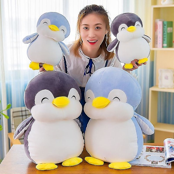 Söpö Miniso Pingviini Pehmolelu Nukke Tyyny Täytetty Eläin Nuket Pehmolelut  (FMY) Blue 30cm