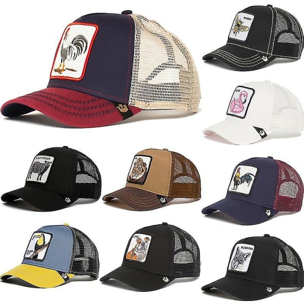 Goorin Bros. Trucker Hat Herr - Mesh Baseball Snapback Cap - The Farm (FMY) Eagle Black
