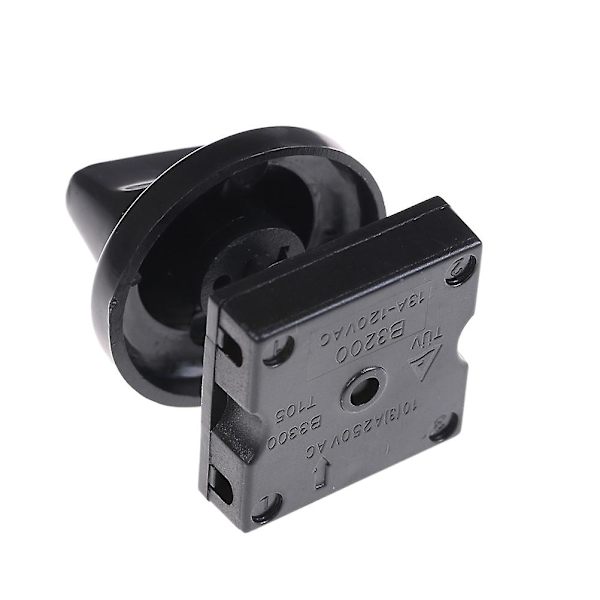 4-asentoinen 3-nopeusinen tuulettimen valitsinpyöritettävä kytkin säädin nupilla 13A 120V-250V Hfmqv  (FMY) One Size