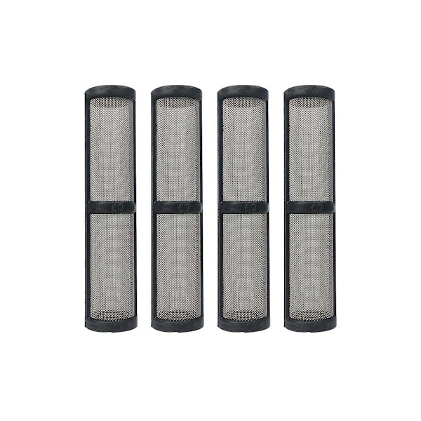 4 stk. luftløse sprøytemaskintilbehør er egnet for G 390/395/490/495 filterpumpe (FMY) Black