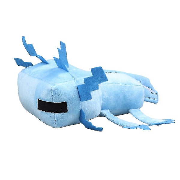 Minecraft Plys Legetøj Pixel Dukke Til Børn Gave  (FMYED) 30cm Blue Salamander