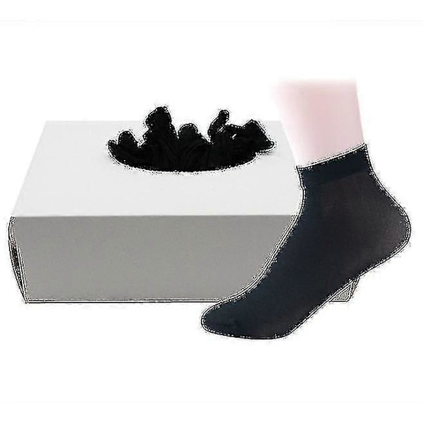 Strømper Engangsstrømper God Elasticitet Prøv På Tomme Kasser (FMY) black  socks
