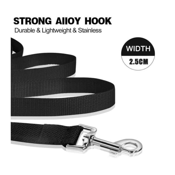 Hundkoppel - 20m Hundkoppel - Vadderat handtag - Nylon - Utomhusbruk (FMY)