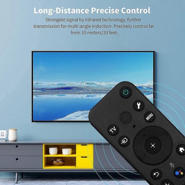 Erstatning Rmf-tx810u Stemmefjernkontroll For TV Fjernkontroll For De Fleste 2023(FMY)