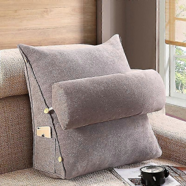 Sängkilkudde Set med Justerbar Nackkudde (FMY) Grey