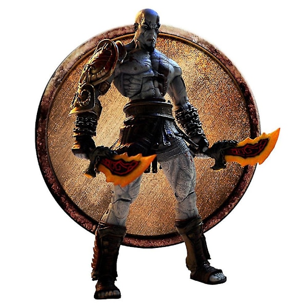 Halloween Party Rekvisitter Gud af Krig 3 Ultimate Kratos Actionfigurer Samleobjekter Legetøj Hjem Dekoration Ornament Gaver (FMY)