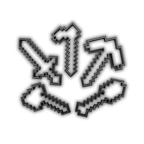 MineCraft verktyg kakformar (FMY)