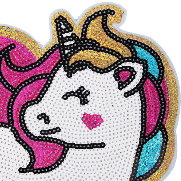 2 Pcs Dabbing Unicorn Patch Iron On - Sew On - Dab Unicorn | Hq Embroidered | Dancing Cute Unicorn Applique2 Pcs  (FMY)