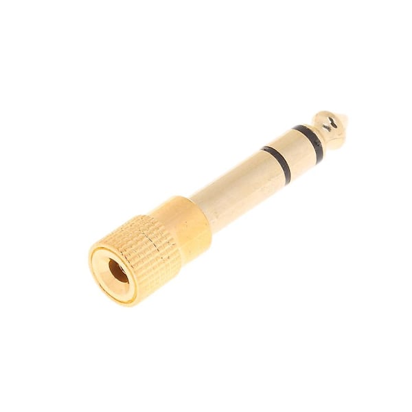 6,3 mm 1/4\" Hannkontakt til 3,5 mm 1/8\" Hunnkontakt Stereo Audio Adapter (FMY) 45mm*10mm*10mm