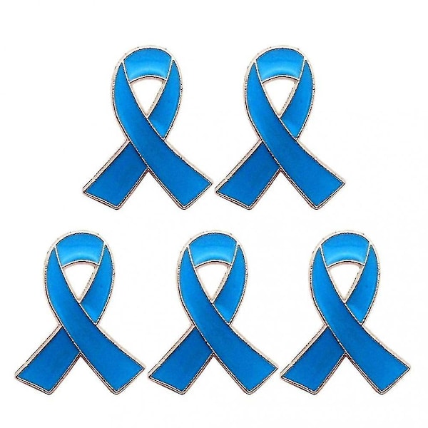 Set med 5 Bandbroscher Snygg Design Band Emblempins Legering Material WBT  (FMY) Blue