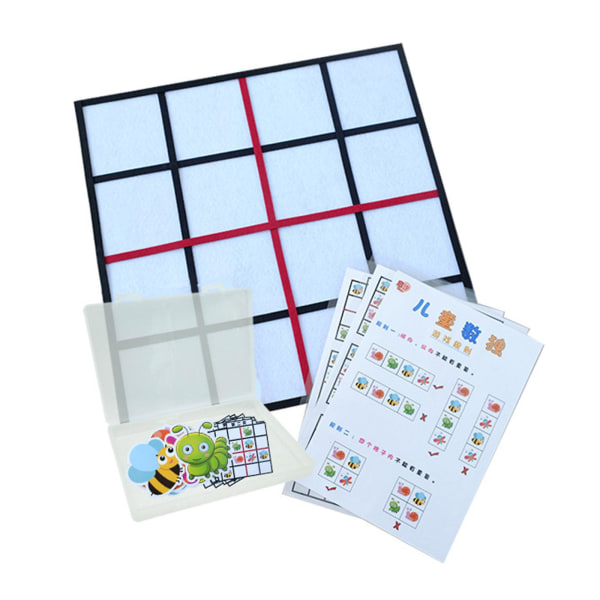Sudoku Puslespil Legetøj til børn Voksne Hjernetrimspil Familie til leg Pædagogisk legetøj til logisk tænkning Playse (FMY)