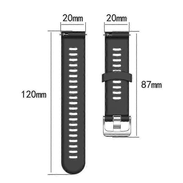 Garmin Forerunner 245 silikone urrem udskiftningsrem til Forerunner 245 (FMY) Grey
