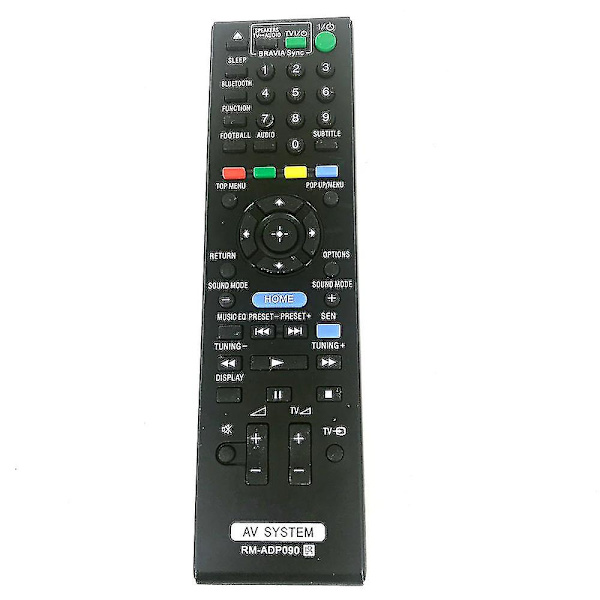 Rm-adp090 Sony Av -järjestelmän kaukosäädin Hbd-e2100 Dbd-e3100 Bdv-e4100 Bvd-e6100fernbedienung (AM4)