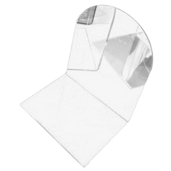 1 Par Bokstöd Tjock Non-Slip Transparent Akryl Dekorativt Tungt Bokstöd För Student Kontor L-Formad (FMY) White