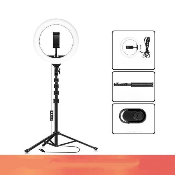 Sormuslamppu – renkaan täyttölamppu USB-virtalähteellä varustettu täyttövalo selfie-suoralähetykseen (FMY)