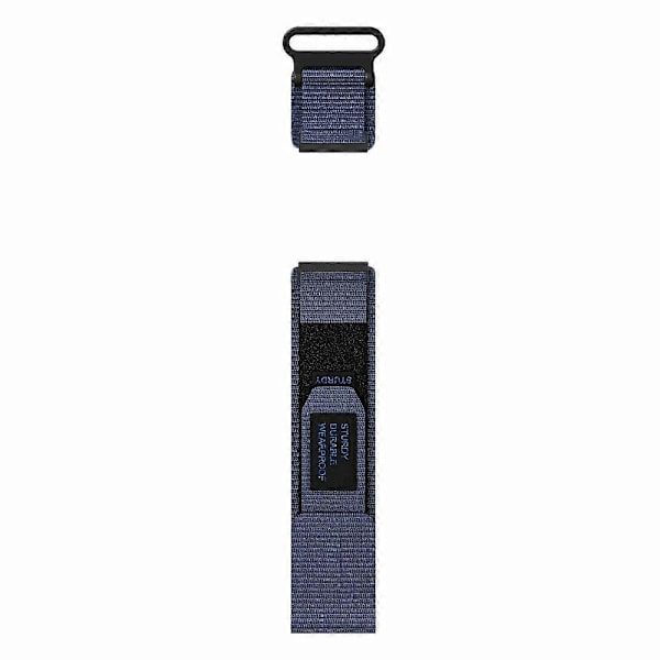24mm Nylon Klockarmband för Suunto 9/ 7/ Spartan Sport Wrist HR Baro  Loop Fäste Rem (FMY) Midnight Blue