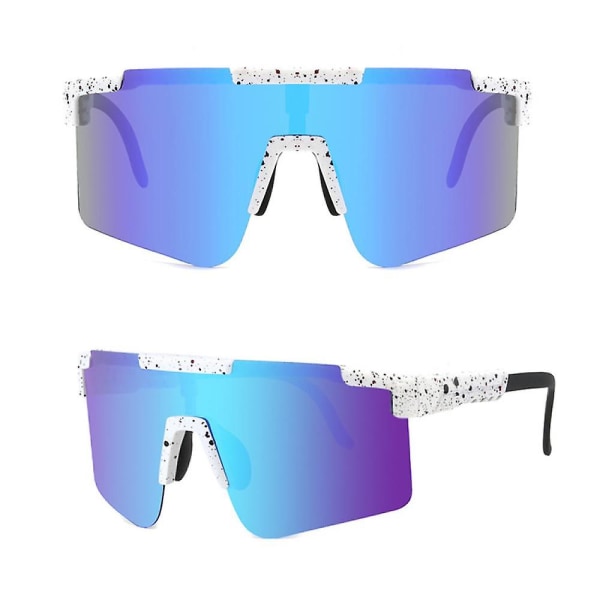 Polariserade sportsolglasögon för män Kvinnor Cykling Löpning Körning Fiskeglasögon C10 (FMY)