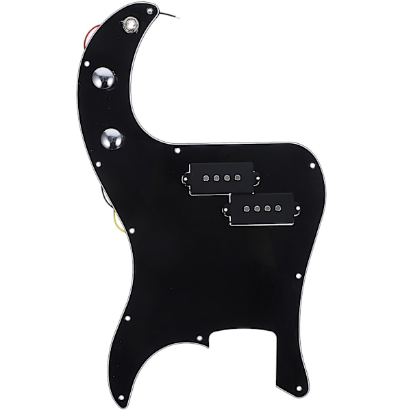 Elektriska basgitarrer förladdade pickguard Jazz Bass Guitar Pick Precision Bass Pickguard  (FMY) Black 38.2X8CM