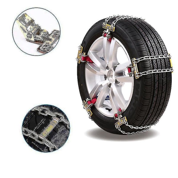 Ourdoot Emergency Wheel Tire Sne Anti-skridkæder til dæktilbehør til biler til motorkøretøjer
