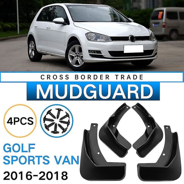 Stänkskydd för Golf 7 Mk7 Sports Van Hatchback 2016-2018 Stänkskydd Stänkskydd till bilar (FMY)