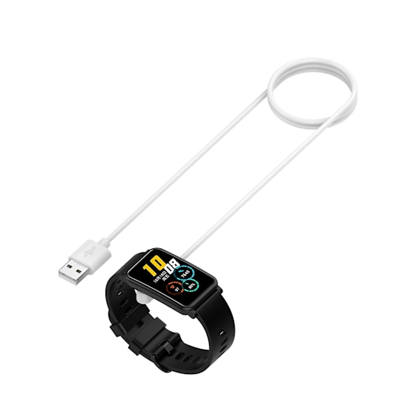 100cm Magnetisk Ladingkabel Smartklokke USB Lader Dock for Honor Band 8/Band 6/Band 7/Watch Fit (FMY) White Huawei Watch Fit
