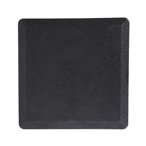 80mm X 80mm firkantede plastkorker rør rør innlegg endepropp 2 stykker  (FMY) Black