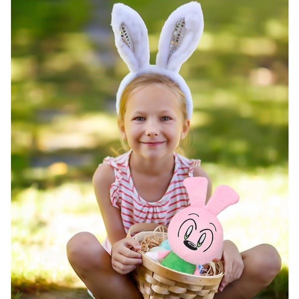 2st Riggy Plysch, 10" Söt Riggy Bunny Plyschleksak för fans Present - Mjuk fylld figurdocka för barn och vuxna -halloween (FMY)