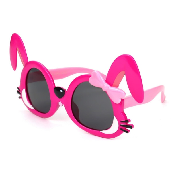 Barnsolglasögon Tecknad Polariserade Barnglasögon Solskyddsspegel UV-skydd Barnglasögon---bunny White (FMY)