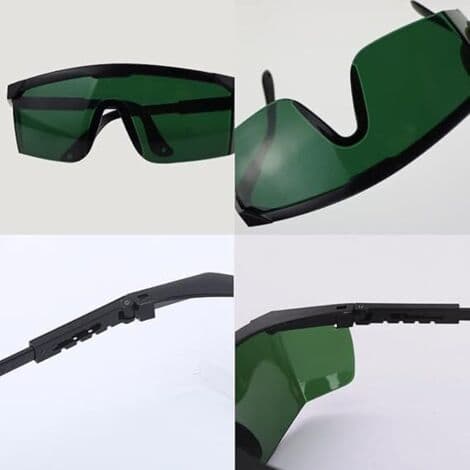 2PCS Laserskyddsglasögon, Laserskyddsglasögon (Gröna)（FMY）
