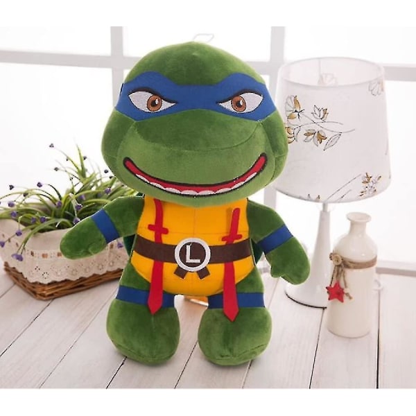 Sköldpaddor Plysch Plysch Samlarobjekt Ninja Plyschdjur (donatello)  (FMY) Blue 25CM