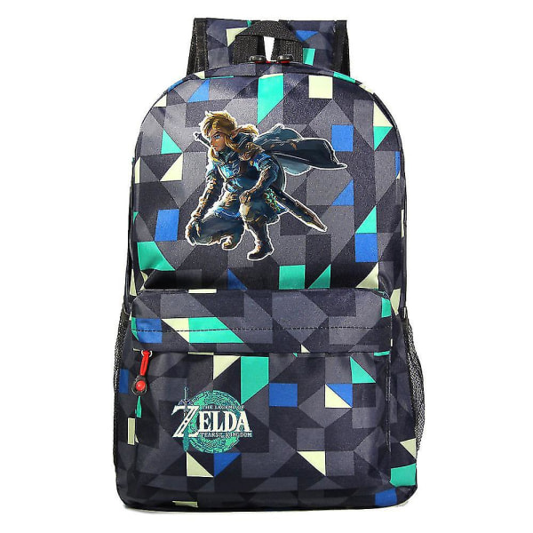 "tears of the game" Zelda Kingdom Print, Tonåringsväska för primär- och gymnasieskola, Casual Backpack för män och kvinnor (FMY) 3