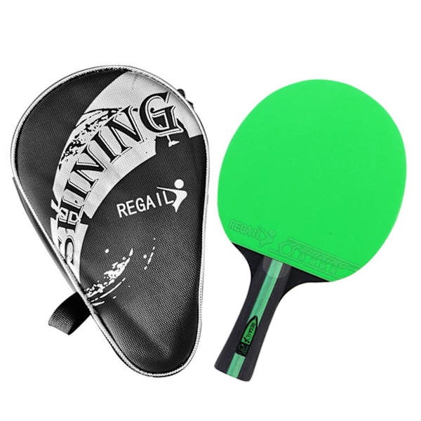 Ping Pong-racket Bordtennisracket med Bärväska (FMY) Green Only paddle