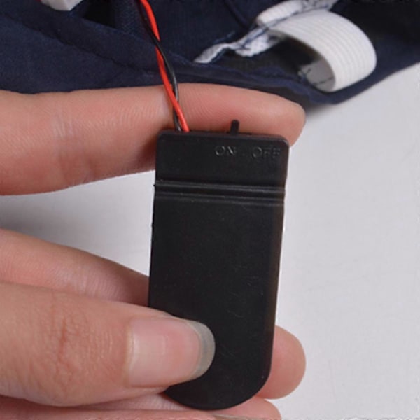 Kädet Vapaat Lippis Päälampulla Baseball-Lippis Kirkkaat Led-Valot Unisex Taskulamppu Ulkoilulippis (FMY) Navy Blue